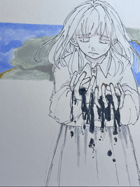 これを描いた人の偏見などあったら教えて欲しいです 明るい絵も描きます Yahoo 知恵袋