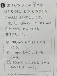小学２年生の算数の問題です ものさしはどれでも測れると思いますし Yahoo 知恵袋
