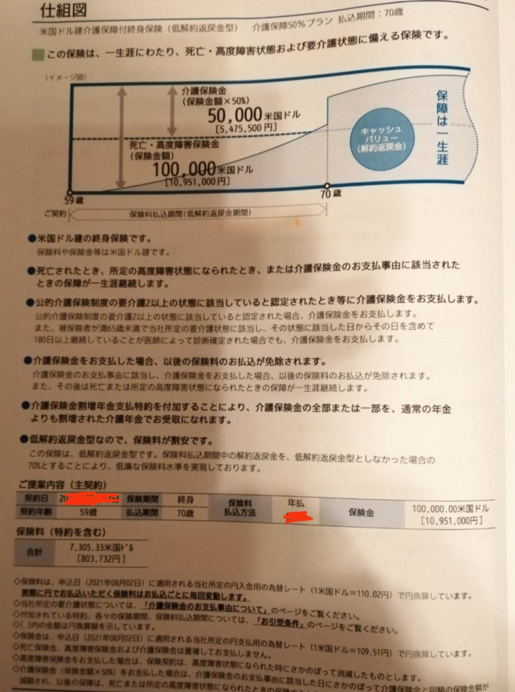 生命保険 解決済みの質問 Yahoo 知恵袋