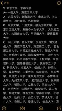 真の大学の序列について 国公立大学受験生の努力量 労力を尊重した本当の Yahoo 知恵袋