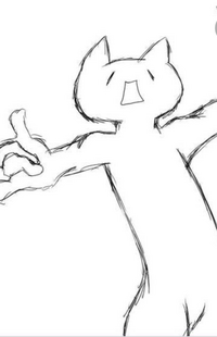 これは猫ですよね 間違いなく 猫のイラストだと察してい Yahoo 知恵袋