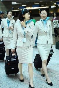 韓国大韓航空のCA達は色白ばかりですよね。どうしてでしょう。 