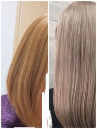 美容院でミルクティーベージュとお願いし 2回ブリーチで左画像 Yahoo 知恵袋