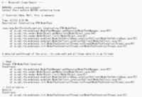 Minecraftrtmでクラッシュしました 詳しくないため Yahoo 知恵袋