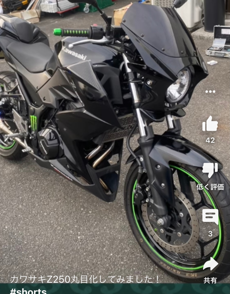 節約 kawasaki z250 丸目仕様