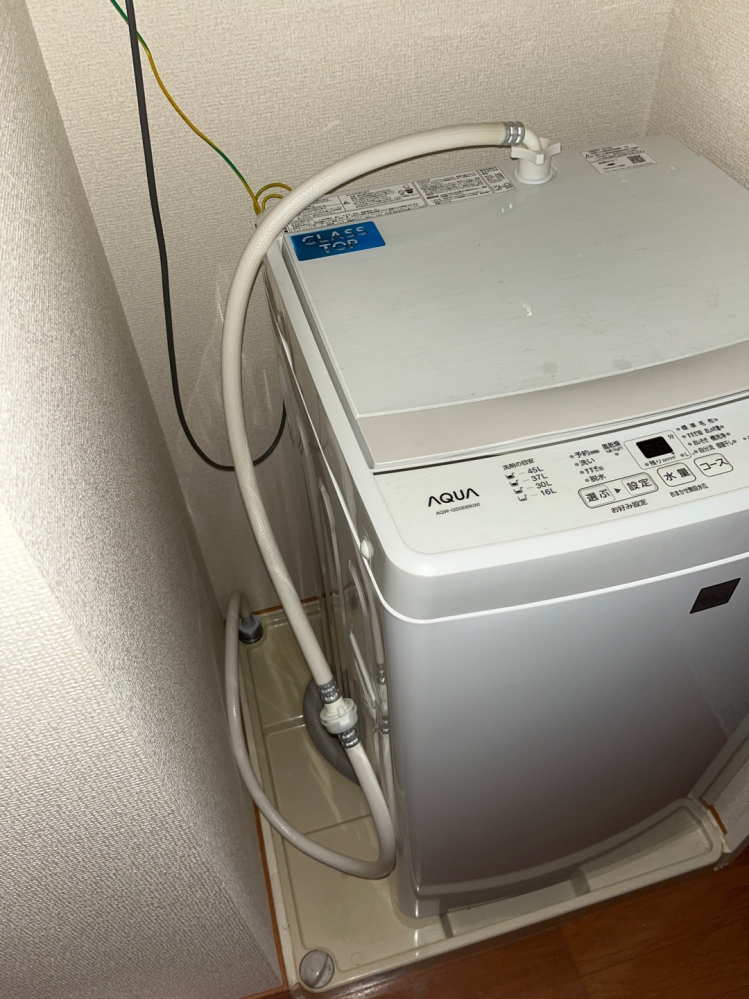 洗濯機から水が出ません。引っ越したばかりなので、ここで初めて使って 