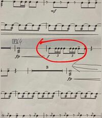 赤で囲んだ部分はどうやって叩くのですか 水戸黄門のテーマの１ Yahoo 知恵袋