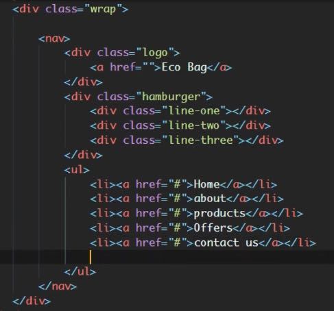 HTML/CSSについて お聞きしたいことがあります。 <div class= "hamburger"> <div class="line-one"›</div> <div class="line-two"›</div> <div class= "line-three"</div> </div> のようにdivの中にdiv classを入れるだけは なんの意味があるのでしょうか？