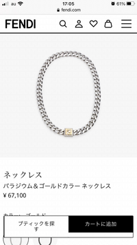 Fendiのネックレス買おうと思ってます 30代男です ダサいですか Yahoo 知恵袋