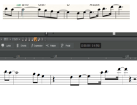 楽譜について上の楽譜を写しているのですが うまくできません ４部音符と Yahoo 知恵袋