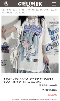CIELOHUKという洋服のサイトについて質問です。7日〜1