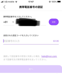 本当に大至急です。
bubbleを登録しようとして電話番号をちゃんと入力して送信したはずなのに認証コードが全く来ないのですが何が原因か分かりますか？ 