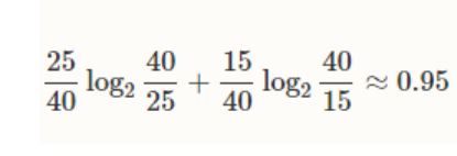 logの計算なのですがどうやったら答えが0.95になるのかわからないので 詳しい途中式教えてください