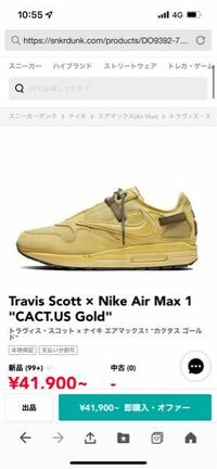 TravisScott×NikeAirMax1についてこの靴... - Yahoo!知恵袋