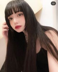 この髪型はなんと言う名前ですか 今私は普通のロングで写真の横髪の Yahoo 知恵袋