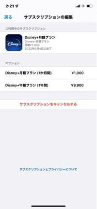 Disneyplusをアプリ内課金でitunesで支払い 残 Yahoo 知恵袋