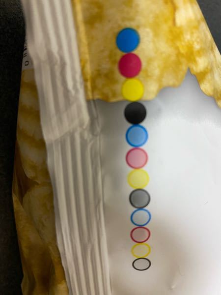 コストコで買ったポテチ(おそらくアメリカのもの)の袋の裏を見ると、下の方に赤や黄色など、さまざまな色の丸が書かれていました。 これはなんですか？