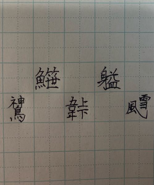 漢字の読みについて質問です。 この5つの漢字の読み方が分かる方はいますでしょうか？ どれも日本の国字という事だけはわかったのですが読みが分かりません。1つでもいいので教えてくれると嬉しいです！