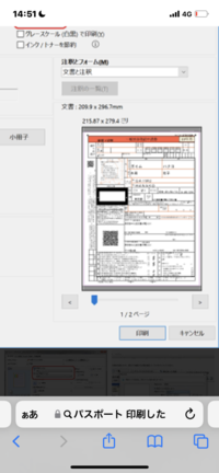 パスポートを取ろうと思っているのですが この画像を印刷して紙にしました Yahoo 知恵袋