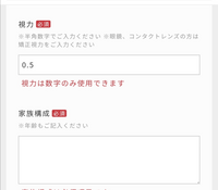 トップコートのオーディションで視力など入力するんですけど 小数点を入れ Yahoo 知恵袋