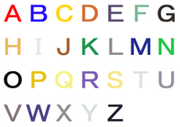 アルファベットから連想する 色 について 各アルファベットについて 誰 Yahoo 知恵袋