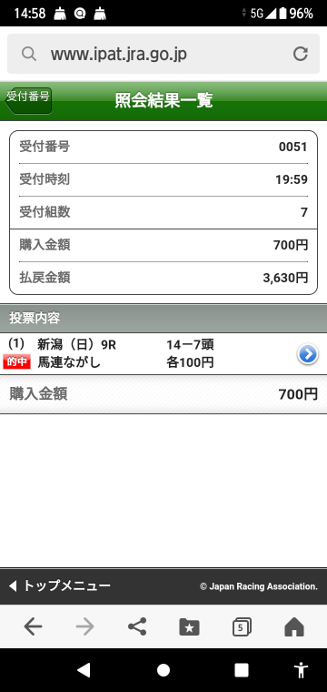 札幌メイン 3-4-1.2.5.6.14 いいのありますか？ 儲かってますか