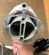 ドライヤーの中に小さな火花 とぱちぱちと音がします パチッパチッという Yahoo 知恵袋
