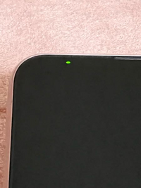 Androidの画面の左上に写真のような光がたまに出るのです... - Yahoo  