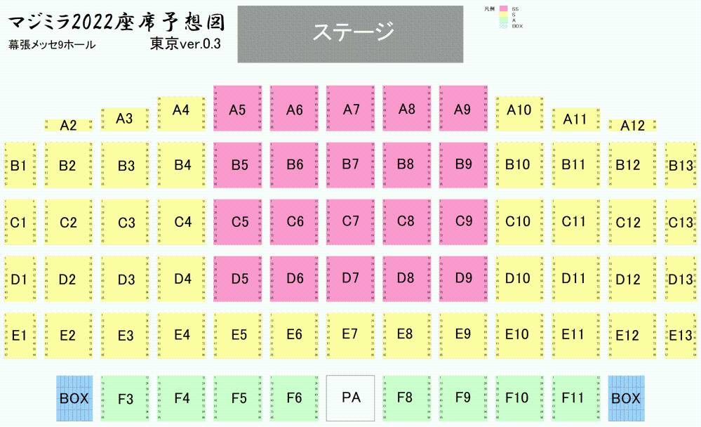 マジカルミライについて質問です。幕張のSS席のB7ブロックに当選しまし... - Yahoo!知恵袋