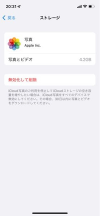 Iphone無効化して削除を押すとアプリに入っている写真は全 Yahoo 知恵袋