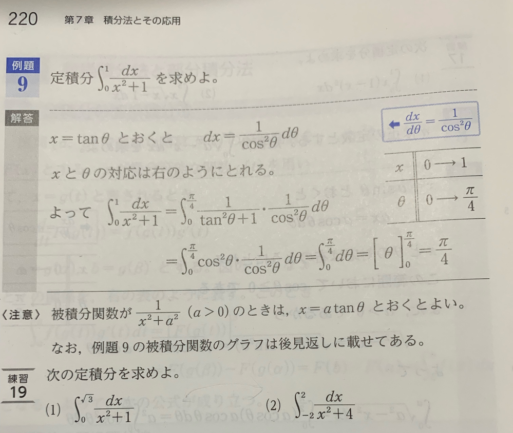 高校数学3の教科書 数研出版 の問題です 7章積分法とその応用第2節定 Yahoo 知恵袋