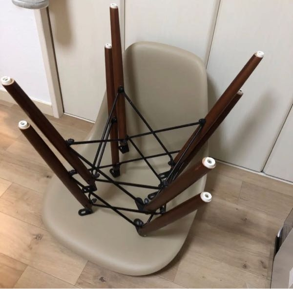 メルカリ便　椅子２枚 Ivory】 イス カバー2枚チェアカバー - メルカリ