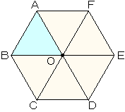 次の図は 合同な6つの正三角形を組み合わせてできた正六角形で Yahoo 知恵袋