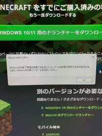 マインクラフト体験版が起動しないのですがなぜですか 一応起動する Yahoo 知恵袋