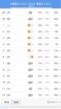 ディズニーランド全日程雨予報の場合 旅行をキャンセルしますか 3日間ディズ Yahoo 知恵袋