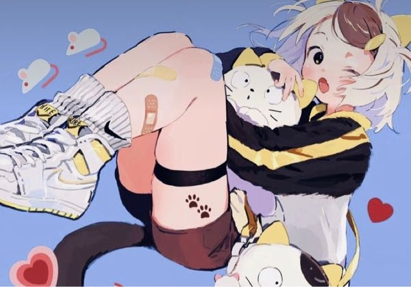 このイラストを描かれたイラストレーターさんを探しているのですがご存知の Yahoo 知恵袋