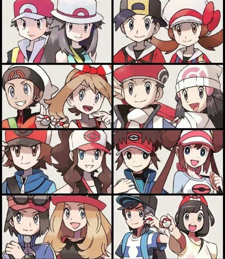 ポケットモンスター歴代主人公です 好きなキャラクターいますか Yahoo 知恵袋