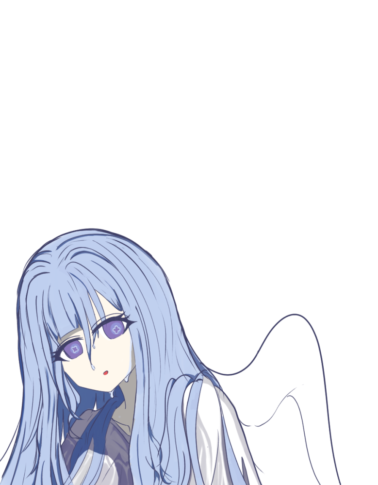 イラスト添削 天使の羽 濡れてる を描きたいのですが上手くいきません Yahoo 知恵袋