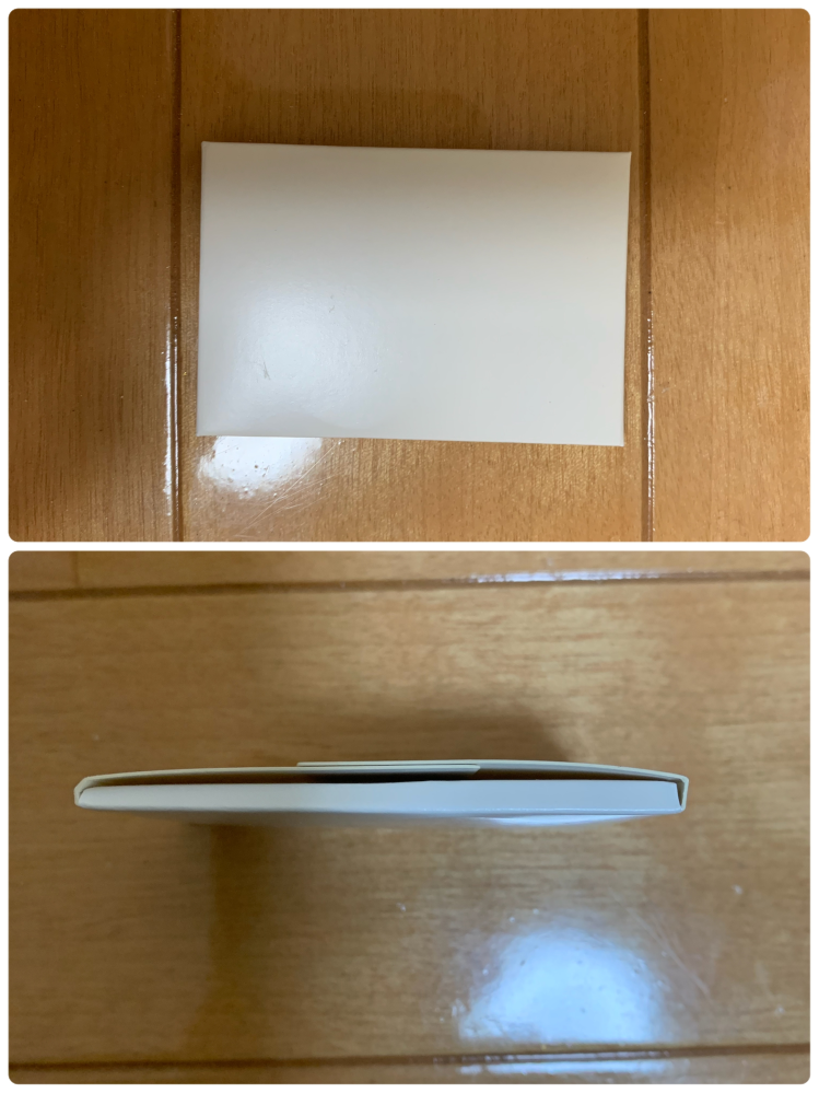 ミニレター(郵便書簡)でこれを入れても大丈夫でしょうか？？厚さは1 