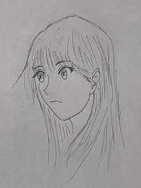 至急何かアドバイスください 髪の毛とかなんか上手く描けないん Yahoo 知恵袋