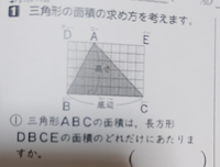 小学5年生の算数の問題です 三角形の面積 下の画像の答えを教 Yahoo 知恵袋