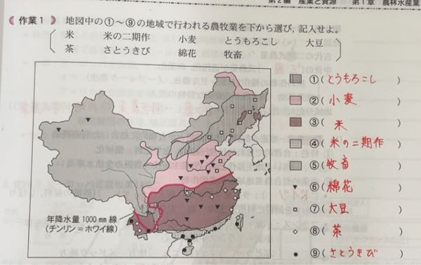 地理の農業についてです 資料集の説明では綿花の気候条件は高温 Yahoo 知恵袋