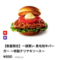 モスの黒毛和牛バーガー食べた人！？

感想教えてー
普段は、テリヤキバーガー食べてます
高いので感想聞きたいです。 