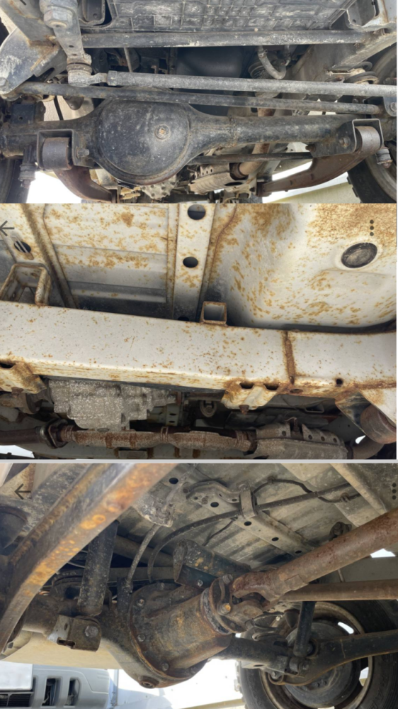中古車を買おうとしているのですが車の下のサビの許容範囲を教えて 