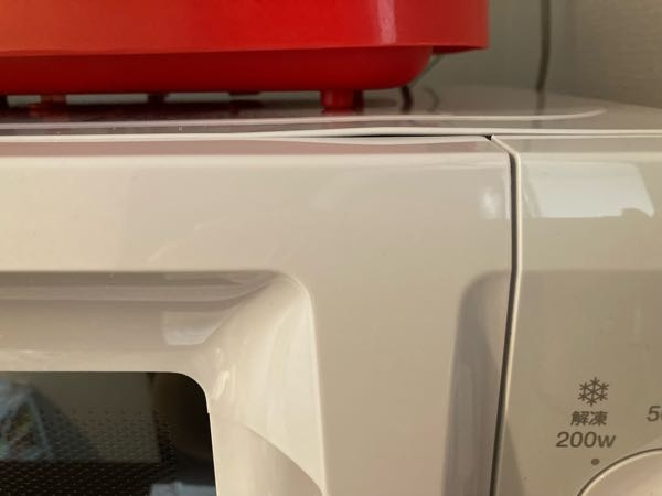 凹んでますが、このオーブンレンジ普通に使用して大丈夫でしょうか 
