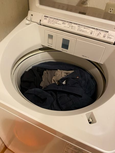 洗濯機に入れる洗濯物の量について。これは入れすぎでしょうか 