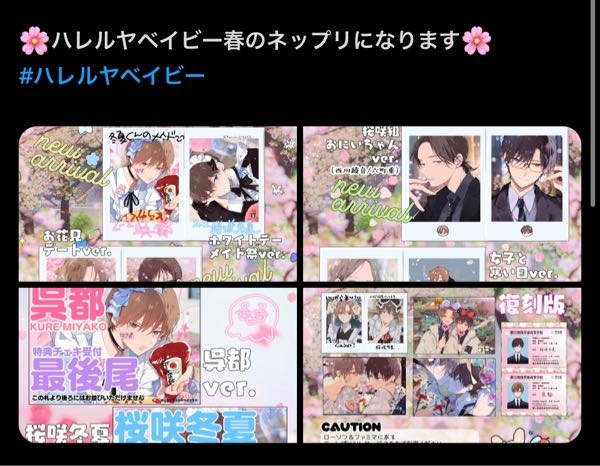 ハレルヤベイビー ネップリ 仔縞楽々‎⁦🍥ハレべ⑦ on X: 
