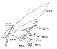 車 トヨタ ZN6 86のドアガラス交換したいんですがナット2個外すだけで交換できますか？みんカラ見ても全く載ってないんですが。 