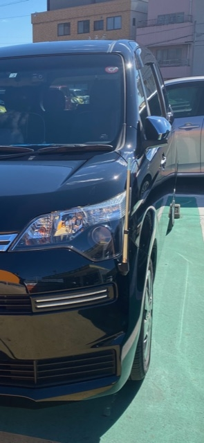 車のコーナーポールについて質問です。中古で車を買いました。コーナー 