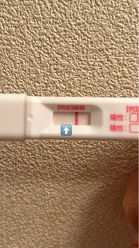 妊娠検査薬陰性か陽性かについて。超フライング重々承知です。(高温期8～... - Yahoo!知恵袋